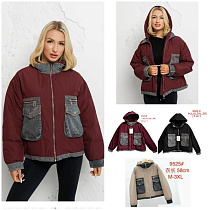 Куртка Katty 9252 wine - делук