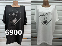 Футболка Gertie 6900 white - делук