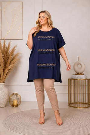 Туника Global GL317 navy - делук