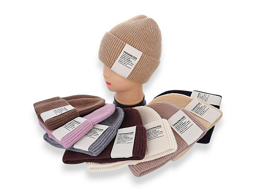 Шапка Angelica Кашемір 002-10 mix - делук