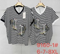 Футболка Immei 9160-1 black - делук