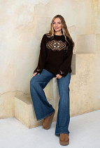 Свитер Liza Brend 1103 brown - делук