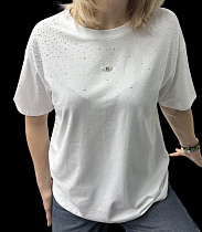 Футболка Elena&Vika 26108 white - делук