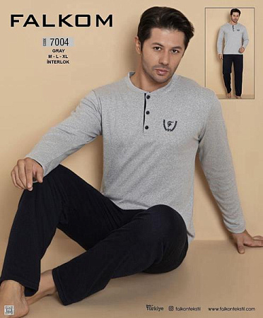 Пижама Trikotag 7004 grey - делук