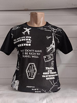 Футболка Panda 1809 black - делук