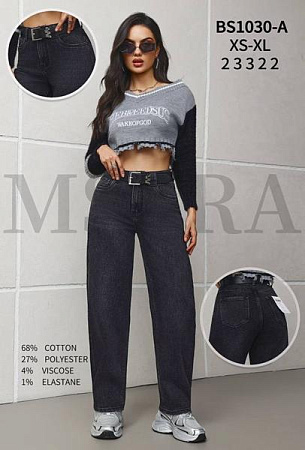 Джинсы Miss Kurry BS1030A black - делук