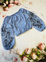 Блузка Moda School M54 l.blue - делук