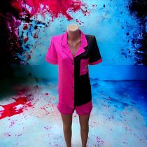 Пижама No Brand 02 d.pink - делук