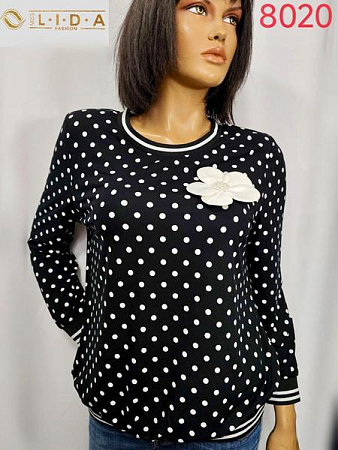 Свитер Lida 8020 black - делук