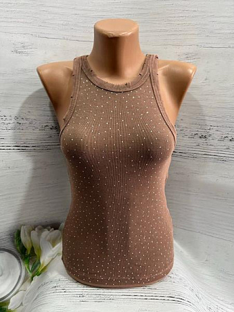 Майка New Season MS015 brown - делук