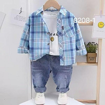 Рубашка Фунтик 8208-1 l.blue - делук