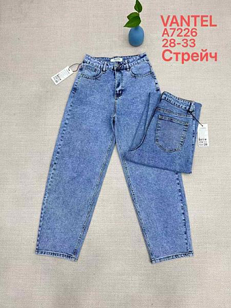 Джинсы Vanver A7226 l.blue - делук
