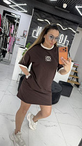 Платье Lovekan 1696 chocolate - делук