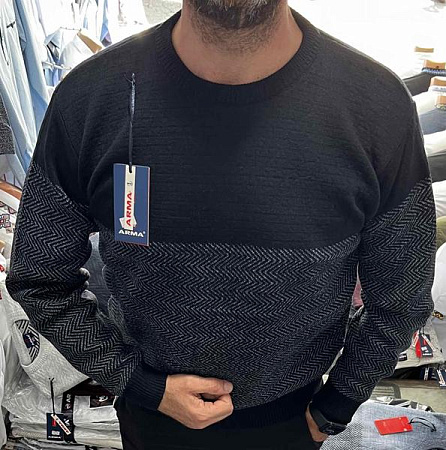 Свитер Nik 56821 black - делук