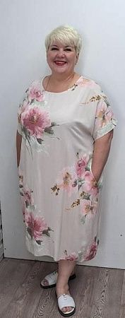 Платье Romeo Life RL390 l.beige - делук