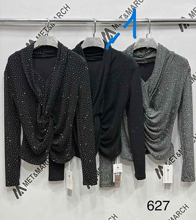 Блузка Met&March 627-1 black - делук