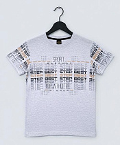 Футболка Dino DN369 l.grey - делук