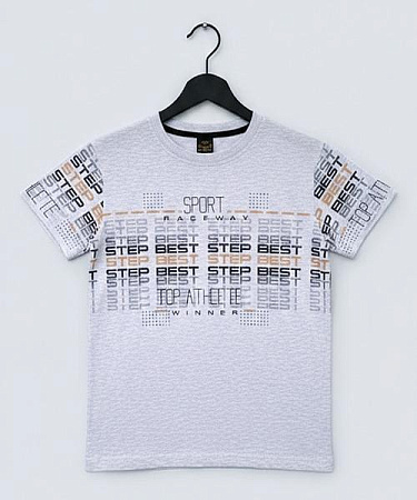 Футболка Dino DN369 l.grey - делук