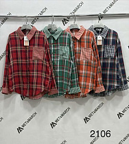 Рубашка Met&March 2106 red - делук