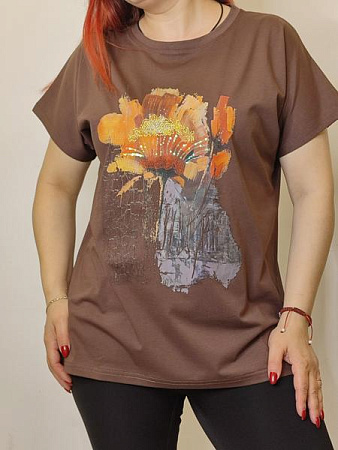 Футболка Kosta KS96 brown - делук