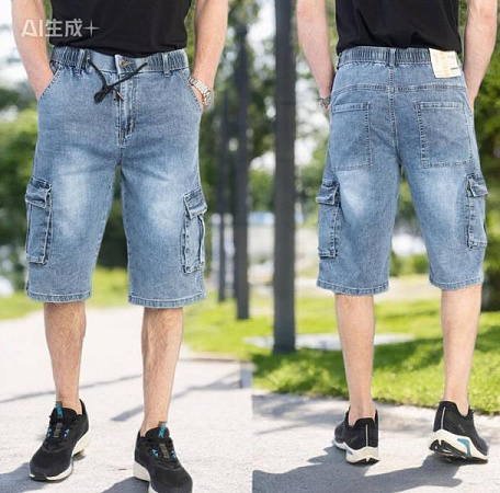 Шорты Lili 19189 l.blue - делук