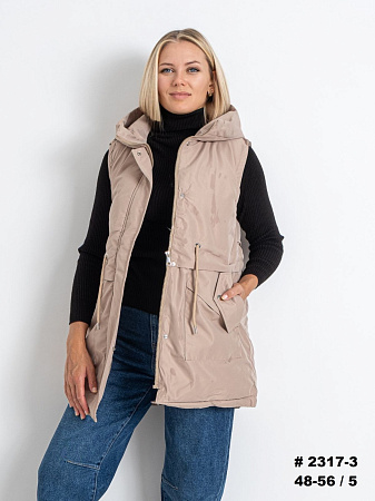 Жилетка Sport Style 2317-3 beige - делук