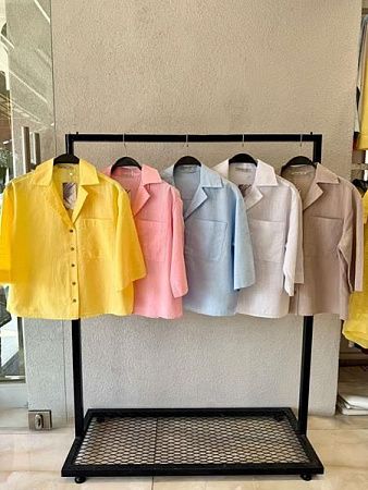 Рубашка New Season 8560 beige - делук