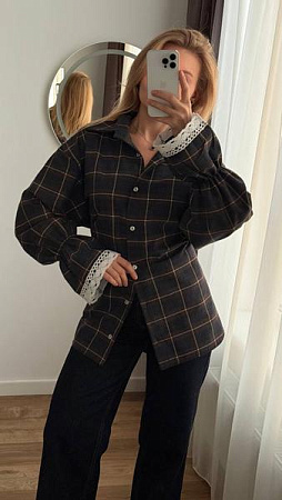 Рубашка Style Nadezhda 195 black - делук