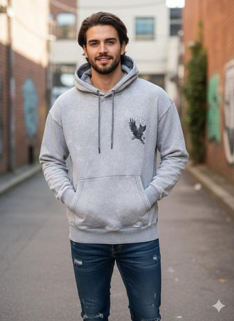 Худи Moranny MR661 grey - делук