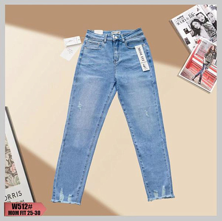 Джинсы Newjeans W512 l.blue - делук