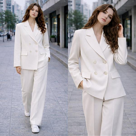 Костюм Karolina KR469 white - делук