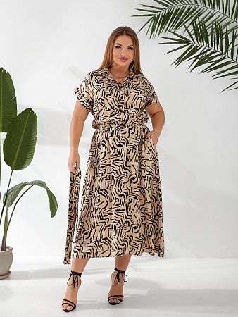 Платье Oska 705 beige - делук