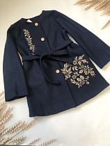 Пальто Moda School M206 navy - делук