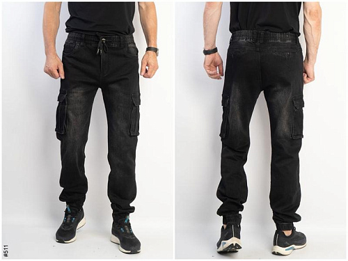 Джинсы God Baron 511 black - делук