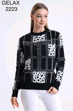 Свитер Julia 2223 black - делук