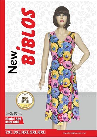 Халат Cotpark 539-0405 l.blue - делук