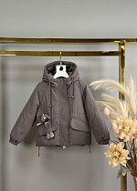Куртка Delfinka HL905 d.grey - делук
