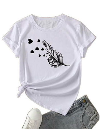 Футболка Alia AL15 white - делук