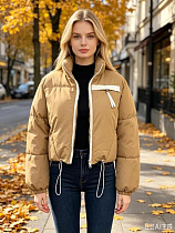 Куртка Jacket B9052 d.beige - делук