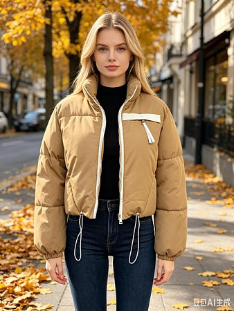 Куртка Jacket B9052 d.beige - делук