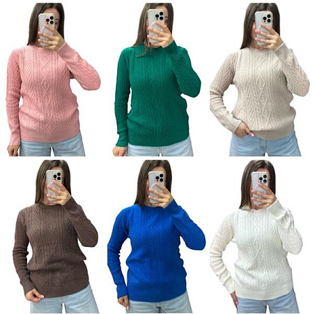 Свитер Elena&Vika 24056 pink - делук