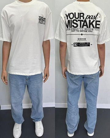 Футболка I8Denim 90559 white - делук