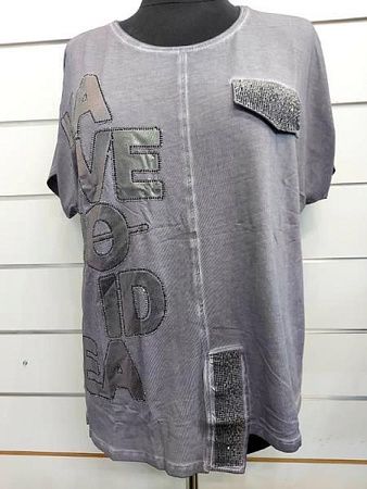Футболка Julia JL103 grey - делук