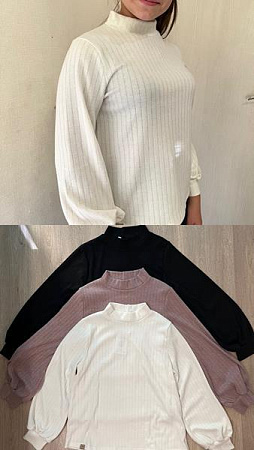 Лонгслив Annet EL03 white - делук