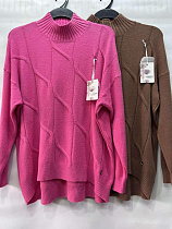 Свитер Emsweekis E891 pink Свитер Emsweekis E891 pink - делук
