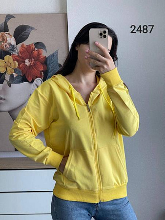 Кофта Спорт Fsn 2487 yellow - делук