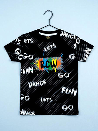 Футболка Dino DN355 black - делук