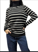 Свитер Elena&Vika 24001 black-white - делук