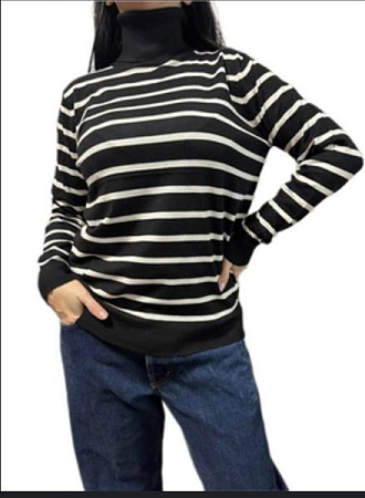 Свитер Elena&Vika 24001 black-white - делук