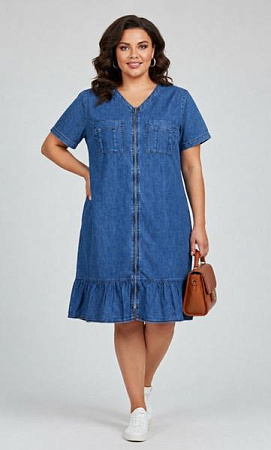 Халат Julia JL1237 blue - делук